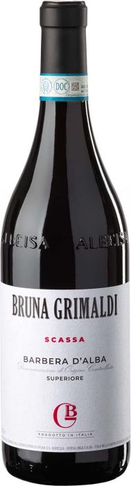 Grimaldi, barbera d'Alba, superiore Scassa